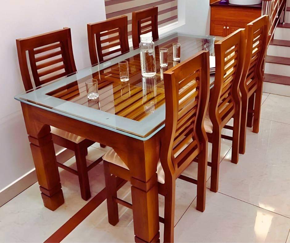 Home 15 Glass Dining Table