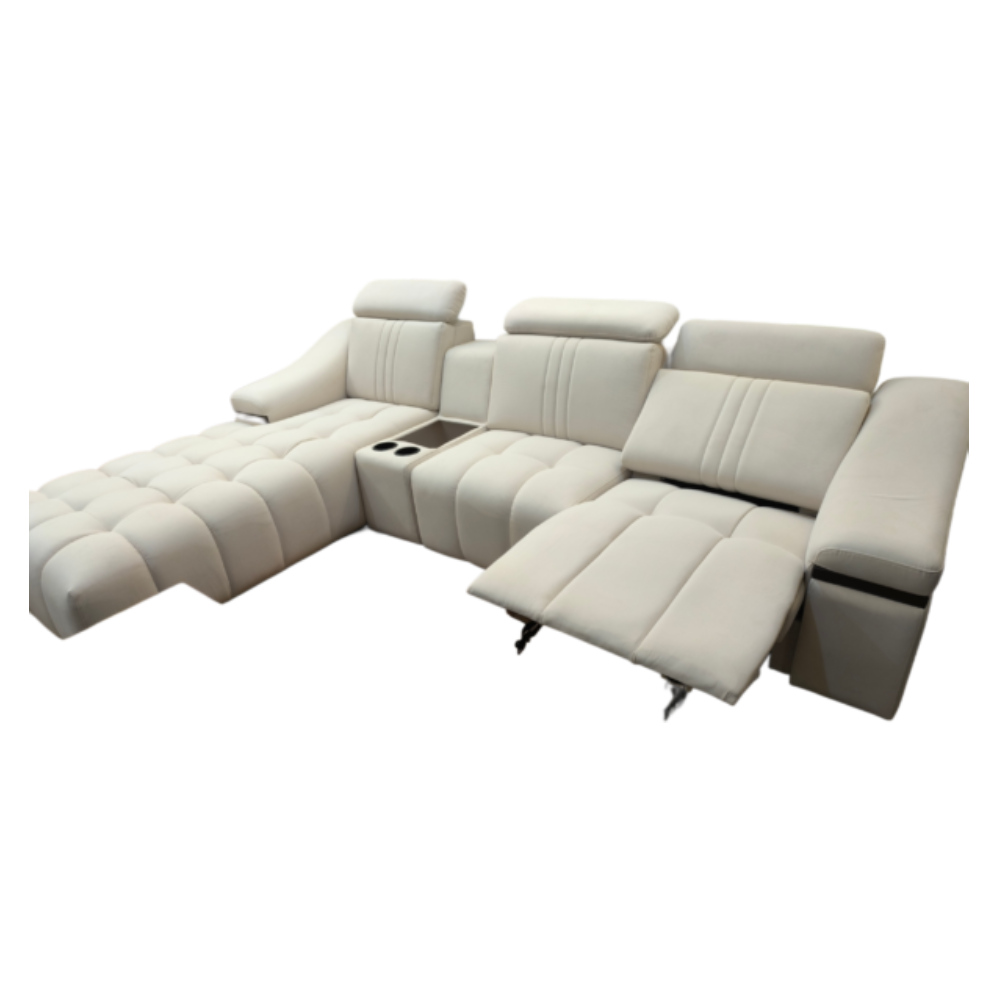 Cream L Shape Sofa